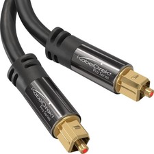 TOSLINK – Optical Audio Cable – 10ft – Designed in Germany – Fiber Optic Cabl...