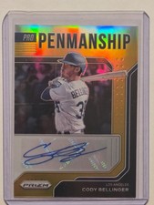 2022 Panini Prizm Cody Bellinger Autograph Pro Penmanship 07/10