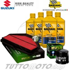 Tagliando SUZUKI GSX-R 600 2004 2005 / Kit Olio Bardahl XTM 10W40 + Filtri K4 K5