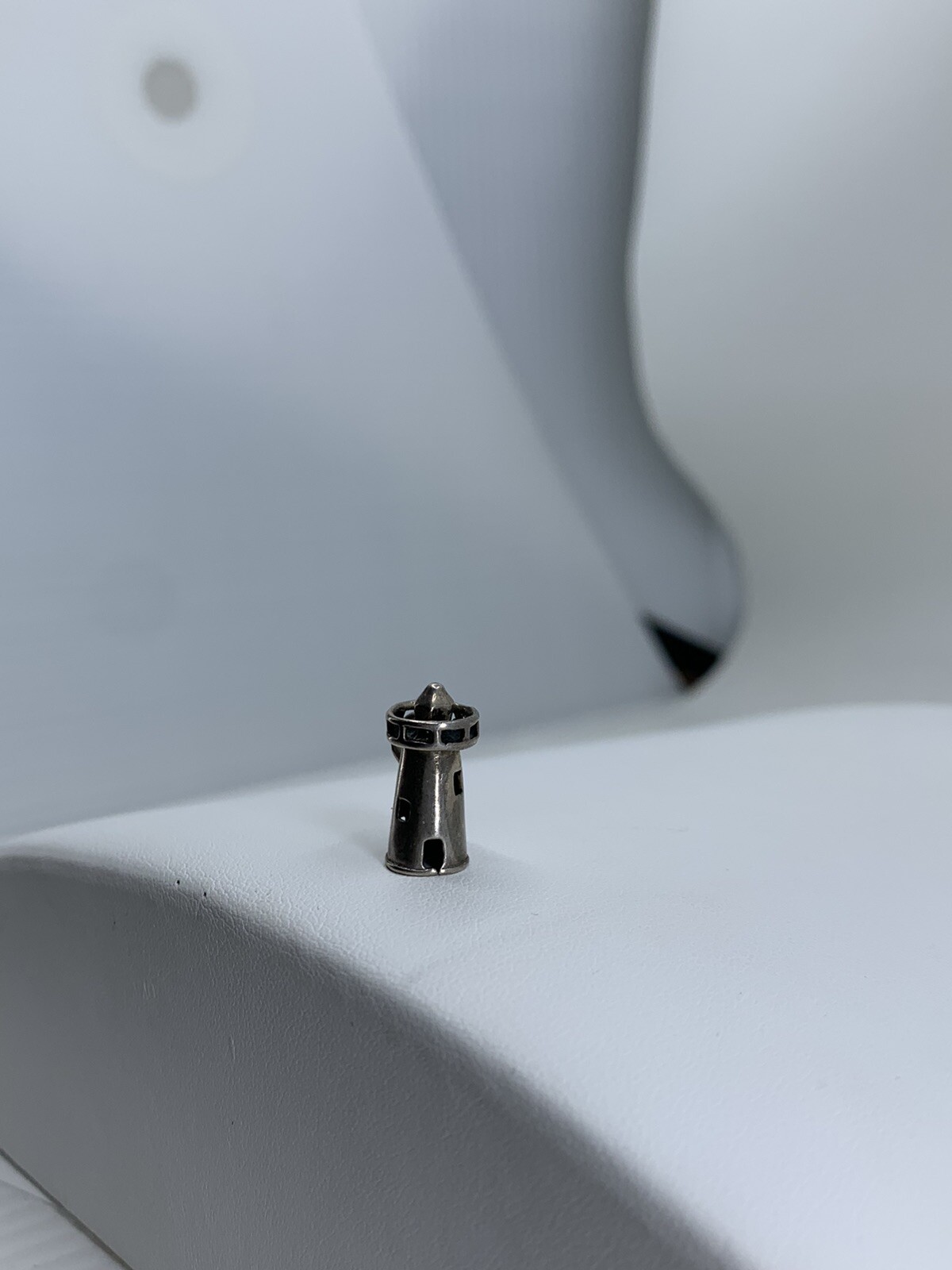 925 Sterling Silver Lighthouse Charm Ocean Jewelry - image 2