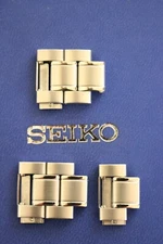 NOS SEIKO 18MM UNIVERSAL SPARE STAINLESS LINKS FOR OEM WATCH DEPLOYANT BRACELETS