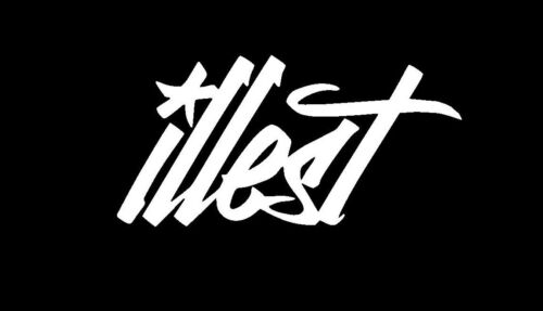 Illest Cool V2 Drift King Vinyl Car Window Decals Stickers Stance Dub Ratchet - Picture 1 of 4