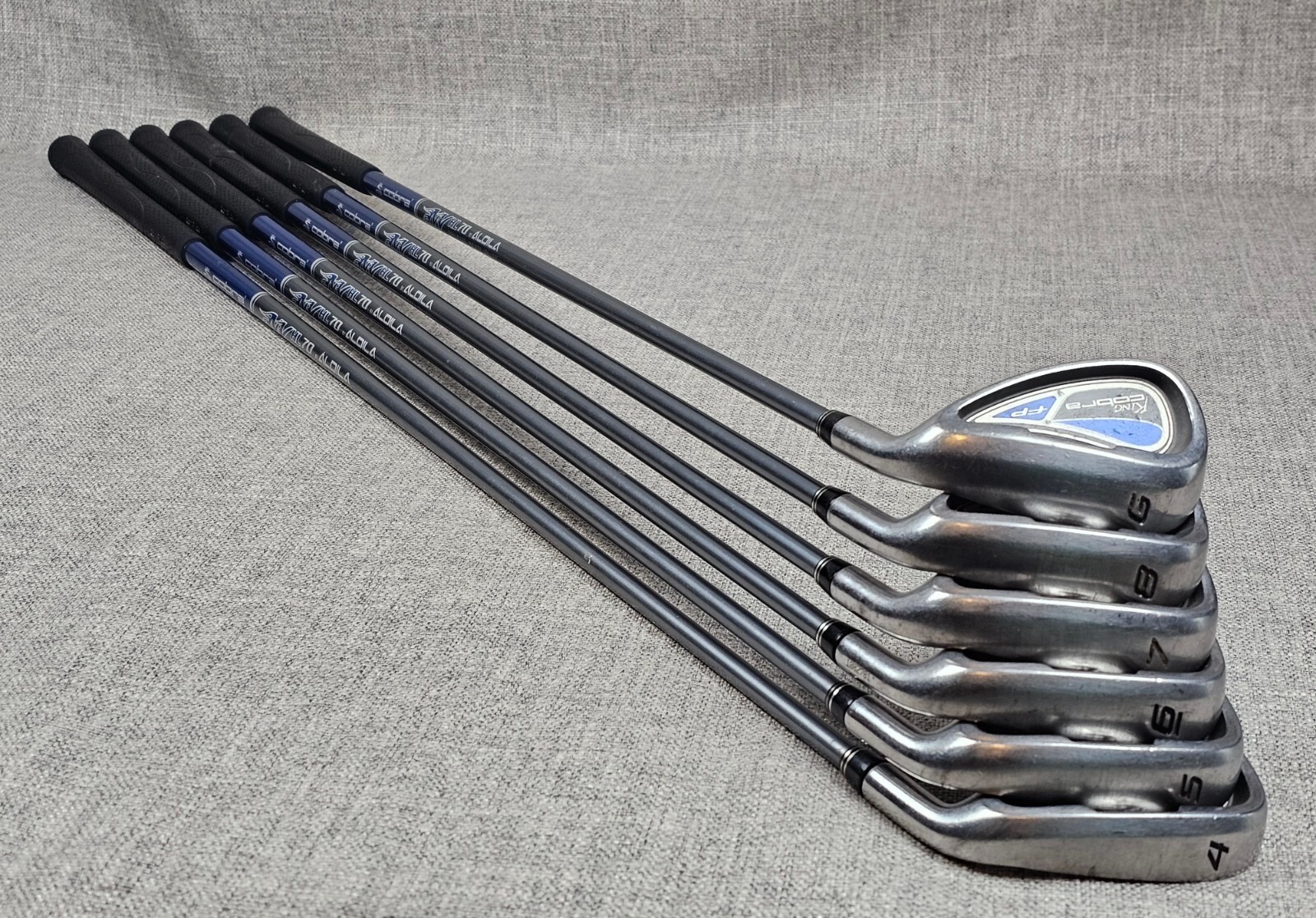 King Cobra FP Iron Set 4,5,6,7,8,GW Graphite Regular Flex **No 9 Iron** eBay