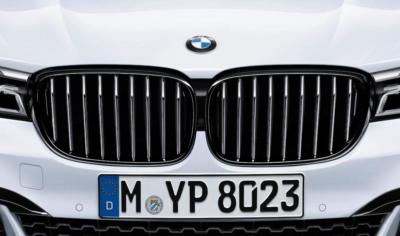 BMW 7er G11 G12 M Performance Frontziergitter Ziergitter Satz Schwarz Schwarz