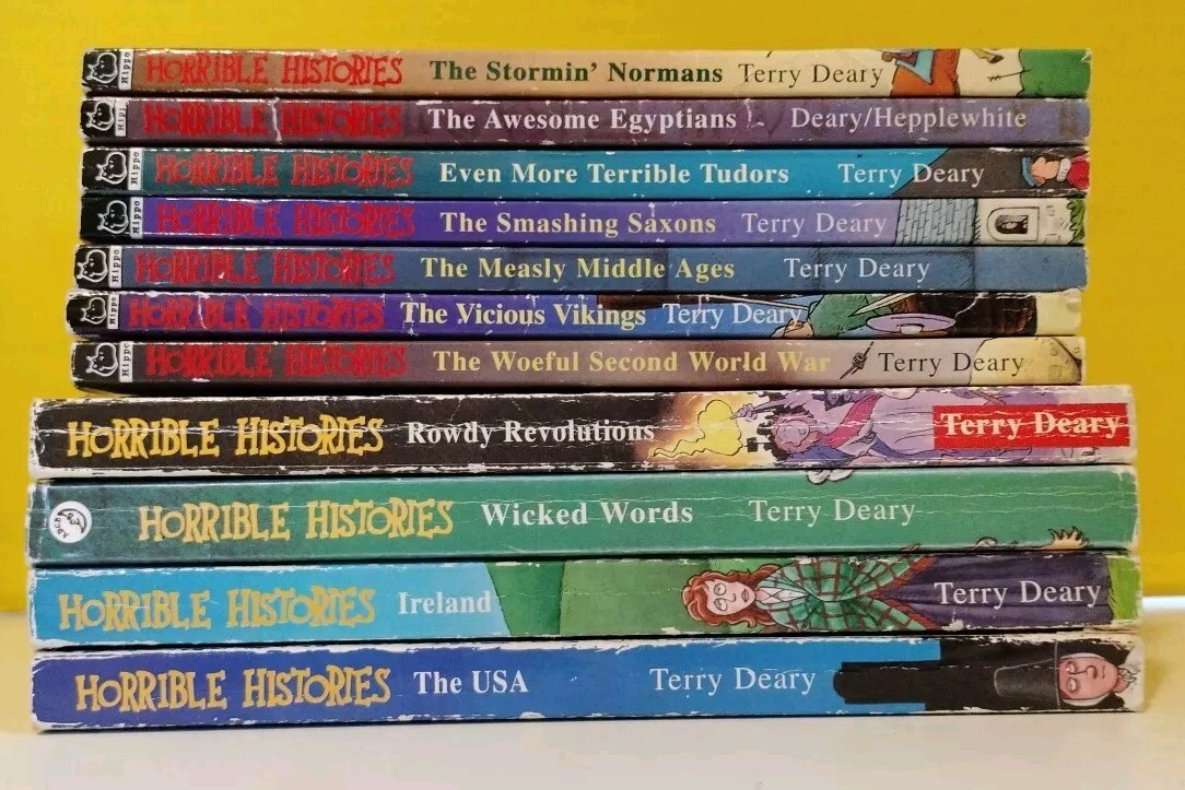 Horrible Histories 11冊セット HORRIBLE HISTORIES x11 by Terry Deary PB Scholastic vintage 1990's