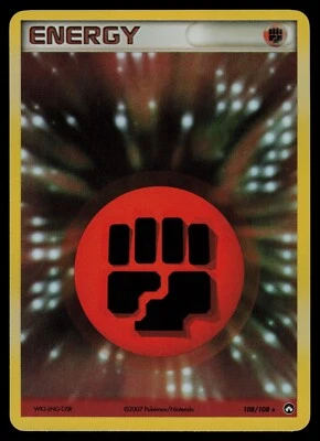 Fighting Energy - 108/108 - Pokemon Card Ex Power Keepers Holo Rare - LP - Photo 1/4