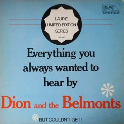 LP Dion & The Belmonts Everything You Always Wanted To Hear By Dion And The Bel
