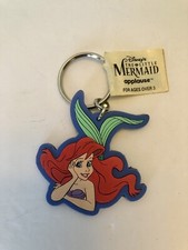 Disney The Little Mermaid Ariel Applause Vinyl Keychain Key Ring With Tag RARE