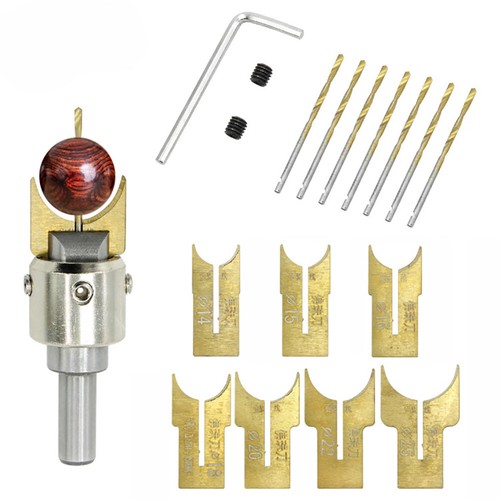 16pcs Wooden Bead Maker Beads Drill Bit 