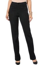 DG2 by Diane Gilman Angled Pocket Trouser Jean Black