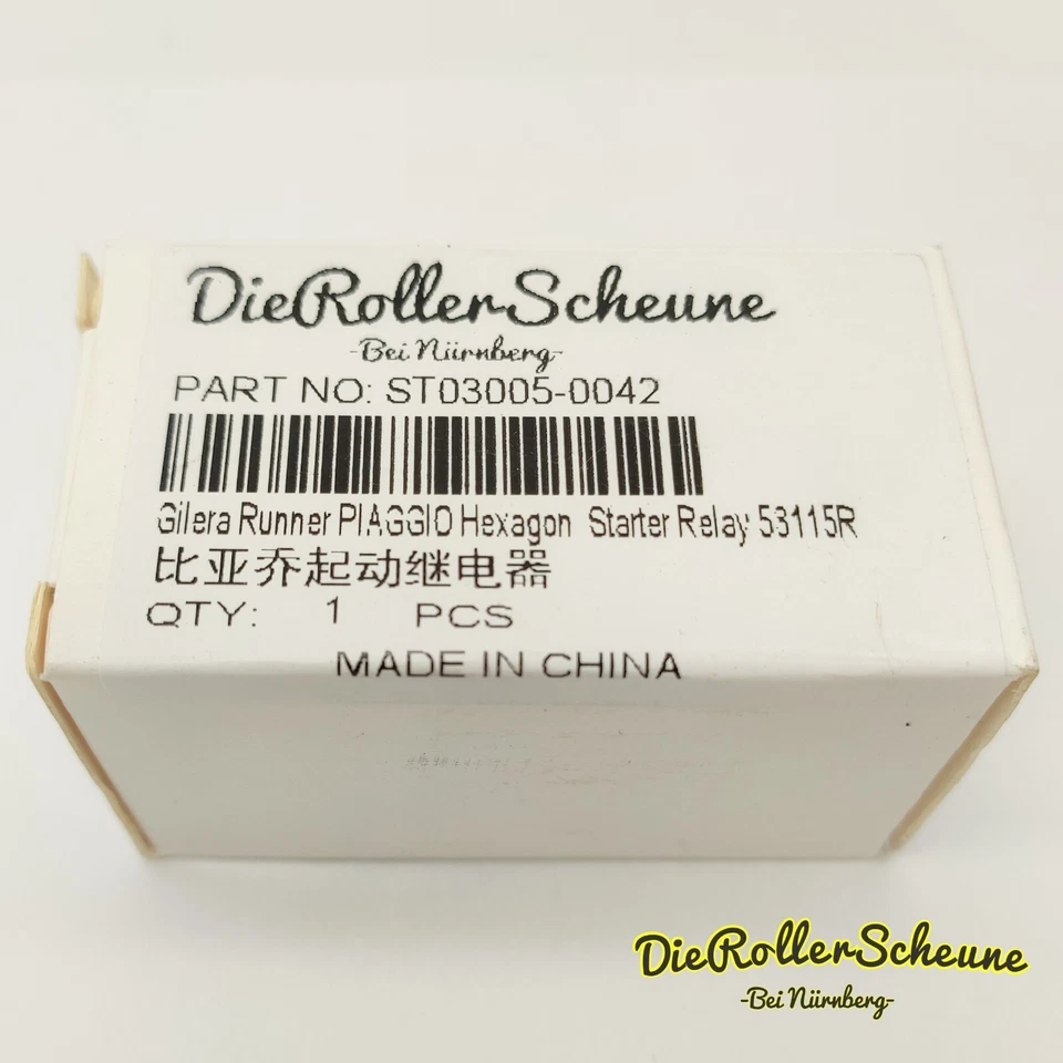 Anlasser Starter Relais 12V für Piaggio Gilera Vespa Aprilia NRG TPH Sfera 9192 - Bild 4 von 4
