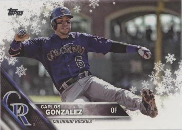 2016 Topps Holiday - Carlos Gonzalez #HMW23 - 1 of 1