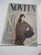 Novita Fashion Magazine Inaugural Issue of Italian Vogue SEP 1960 RARE ONLY 1 NM