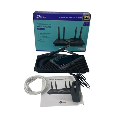 TP-Link Archer AX21 WiFi 6 Router AX1800 Dual Band Black #NO2155 (AR)