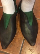 Arming Shoes Replica 15th Century. Handmade Leather. Size 11 US Mens