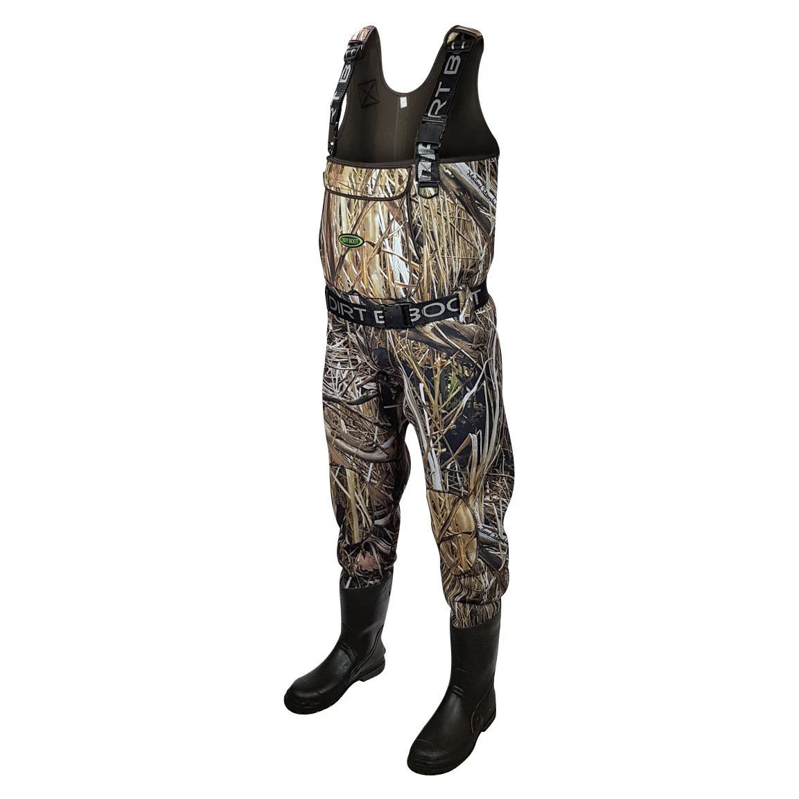 Vadeadores de pecho de neopreno camuflaje Dirt Boot Mallard Marsh 100 % impermeable