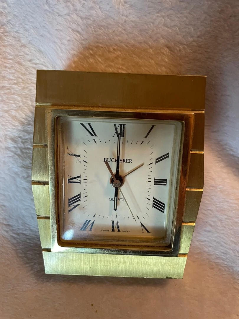 Bucherer Clock In Collectible Alarm Clocks (1930-1969) for sale | eBay