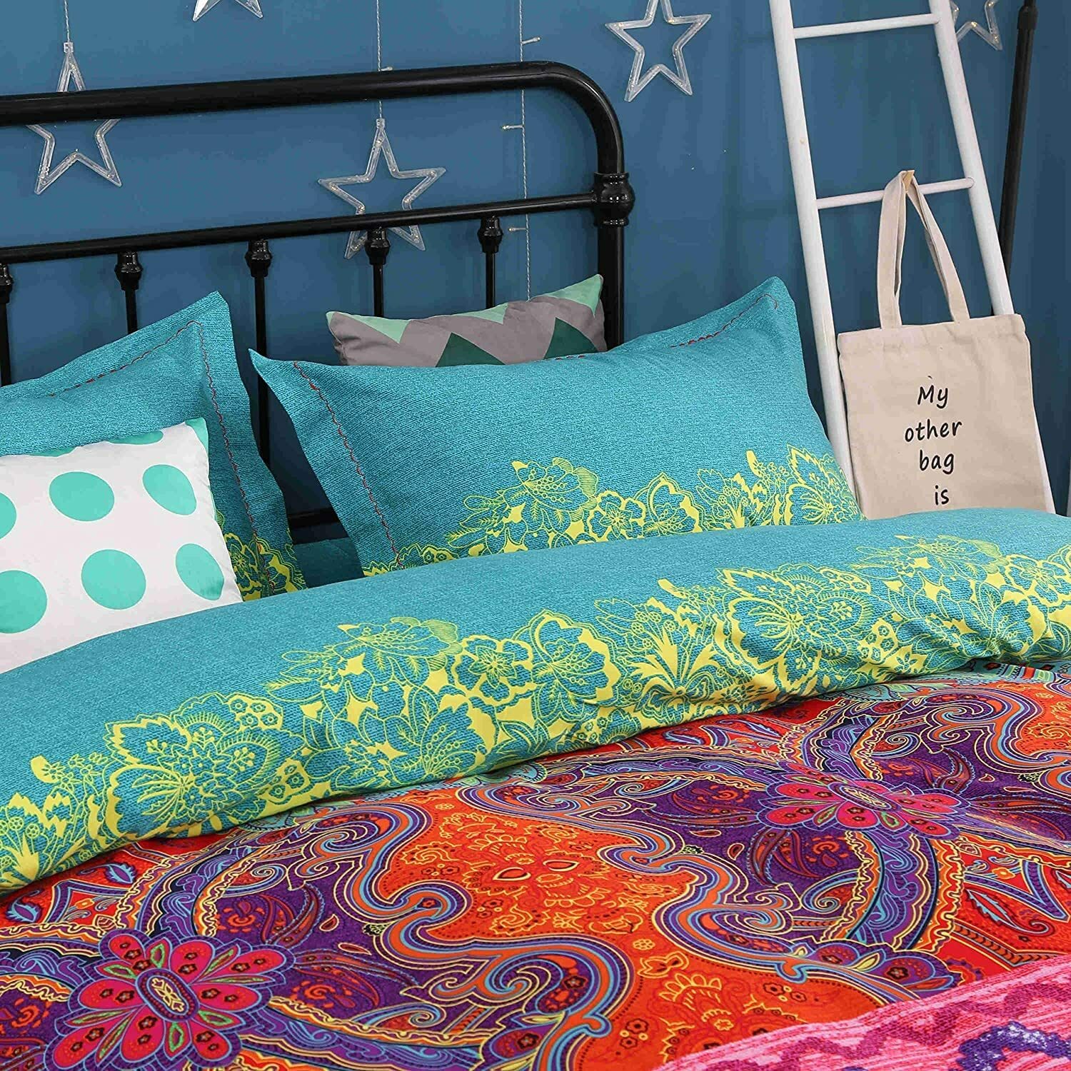 Dodou Boho Style Bedding Set Boho Duvet Cover Set Bohemian Bedding Set