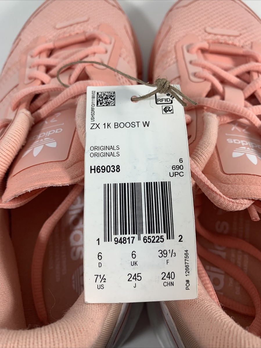 Adidas ZX 1K Boost 'Glow Pink' Lifestyle Running Shoes
