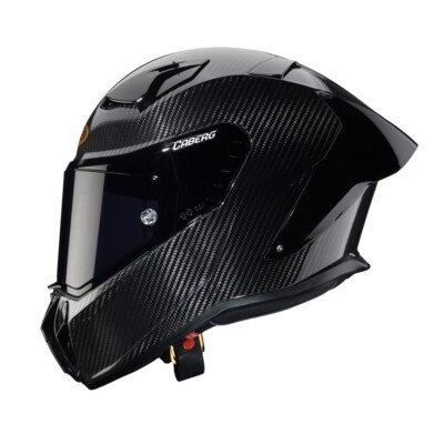 MOTORRADHELM RACING SPORT INTEGRAL CABERG GP01 CARBON GLÄNZEND GRÖSSE XS S M L
