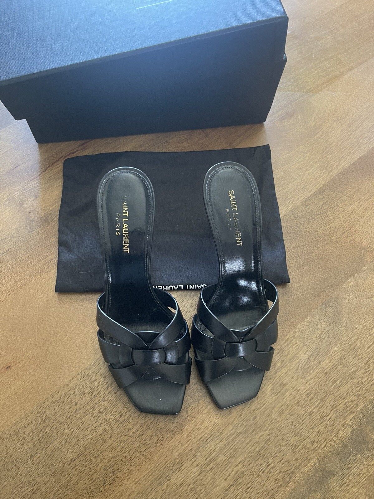 Saint Laurent Muli tributo neri taglia: 39 (US 8)