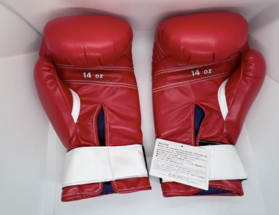 Winning JABF Approved Official Boxing Gloves 14 oz Red Authentic