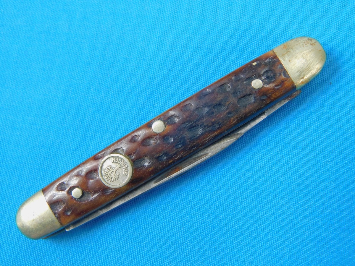 Vintage Old US German Boker Solingen Tree Brand 2 Blade Vintage Old US German Boker Solingen Tree Brand 2 Blade