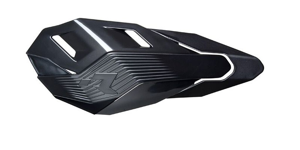 Plastiques pour garde-mains HP3 couleur noir pour rouler en enduro