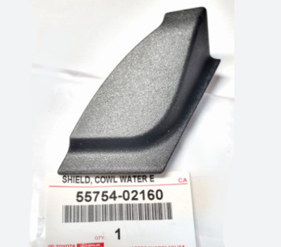 Toyota Corolla Limousine E21 LH Motorhaube Wasserabsaugung Schild 5575402160 NEU ORIGINAL