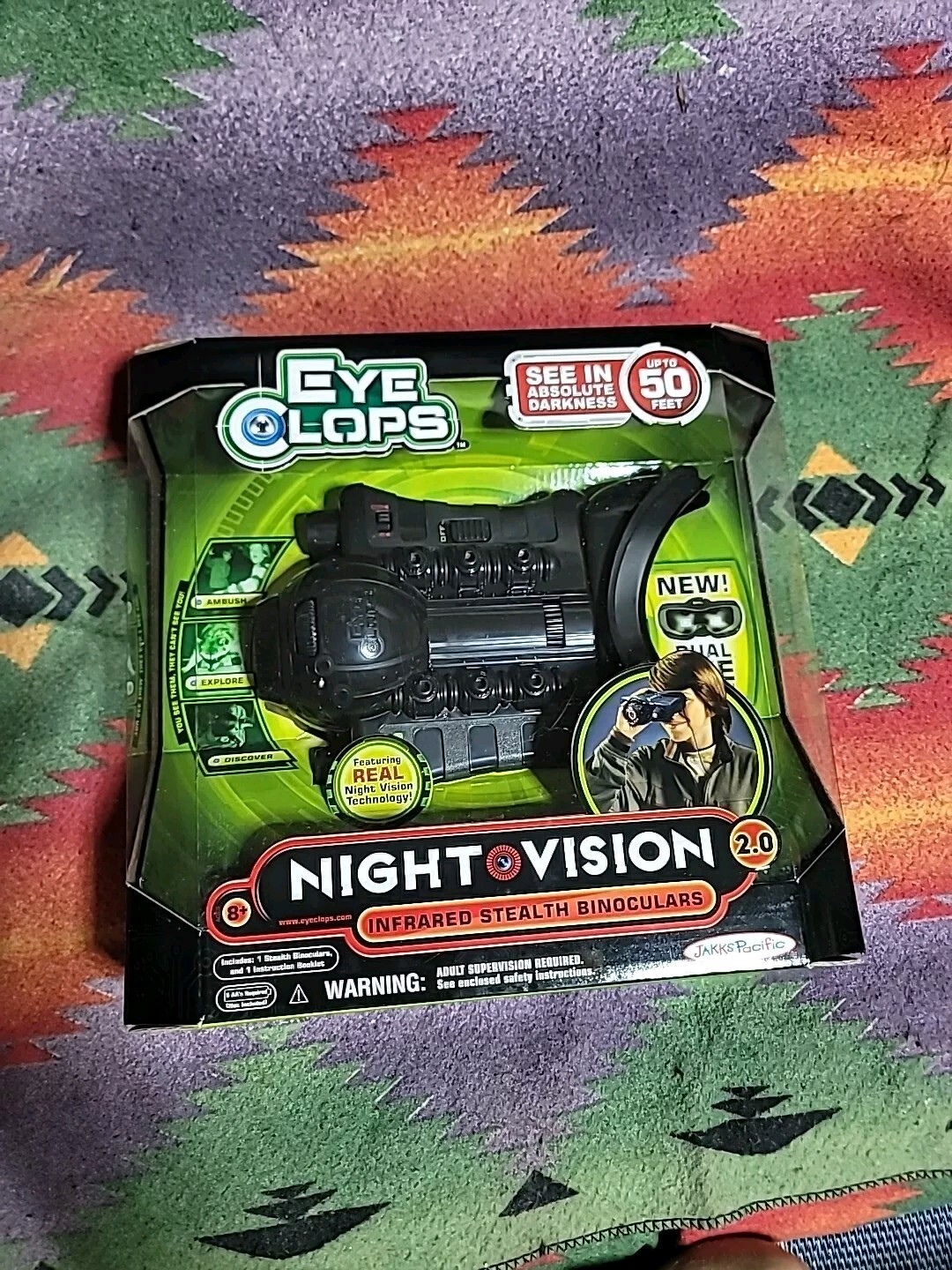 2009 Jakks EyeClops Jakks Pacific Night Vision Infrared Stealth Binoculars 
