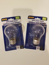 40 watt appliance bulb. Refrigerator or stove. Clear soft white. 2 for 9.99