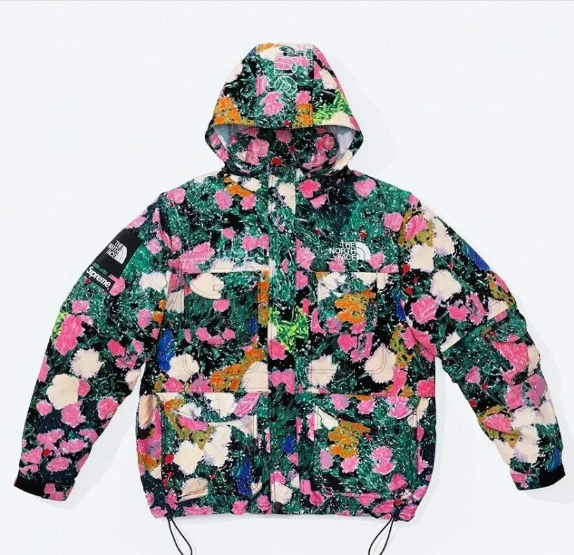 Supreme The North Face Trekking Floral Convertible Jacket L Authentic  Deadstock