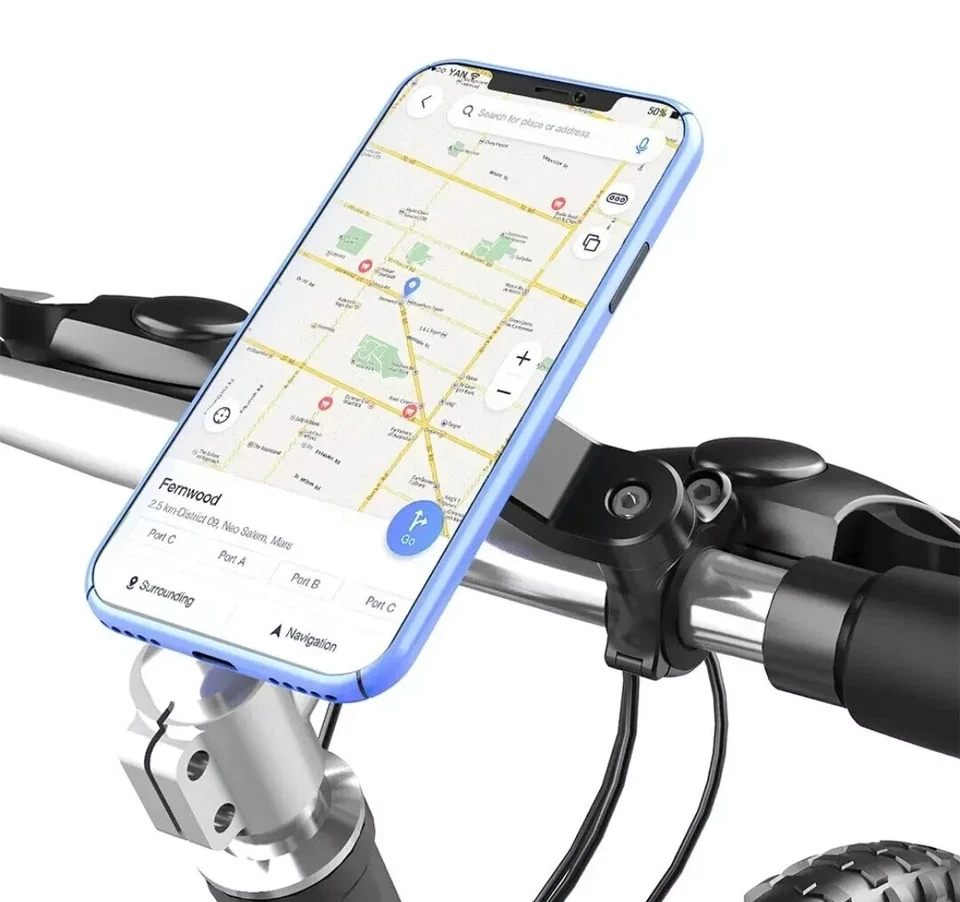 For Quad Lock Compatible Motorcycle Phone Mount Holder Handlebar Mount - image 3 of 4