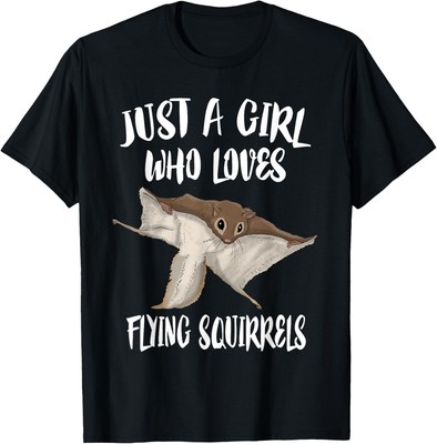 Just A Girl Who Loves Flying Squirrels T-Shirt Hoodie