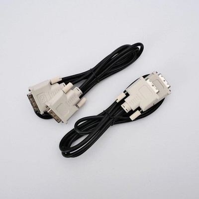 X2 DVI-D Digital Video Monitor Stecker auf Stecker 18+1 Pin Dual Link 1M PC Kabel, Neu!