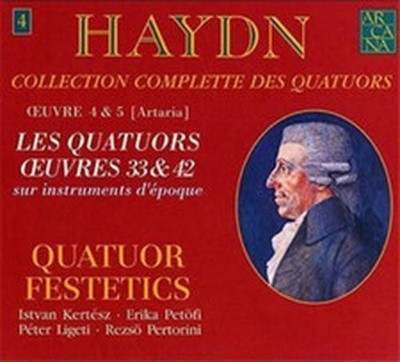 QUATUOR FESTETICS STRING QUARTETS: OP. 33 AND 42 - VOLUME 4 (CD) ALBUM