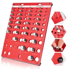 42 Thread Checker, Nut and Bolt Thread Size Checker Identifier Gauge with Inc...