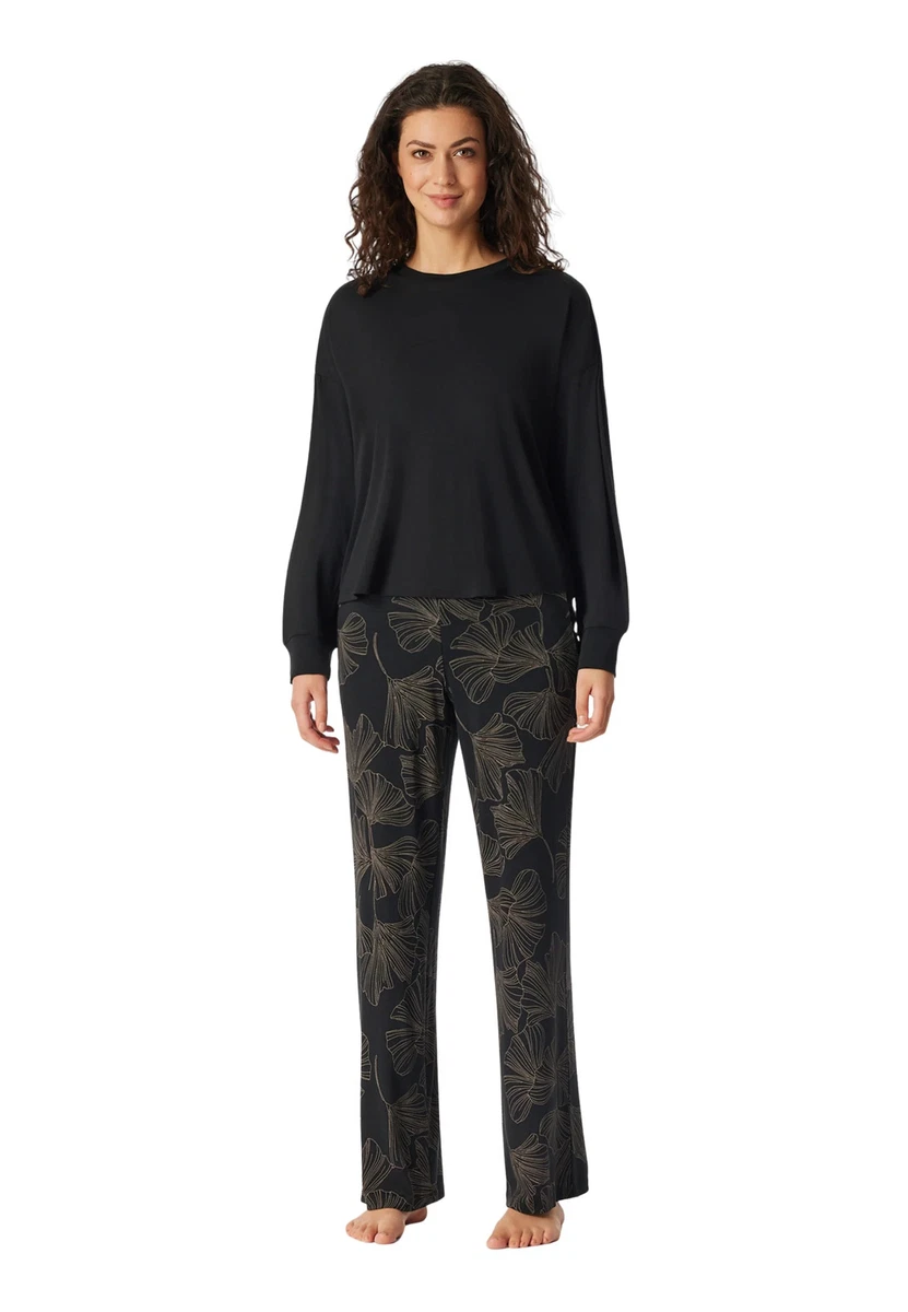 Schiesser Mix + Relax: Felpa Da Notte Donna, Maniche Lunghe, In Cotone - 3