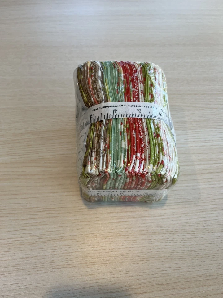 Fig Tree Scarlet and Sage fat eighth bundle by Moda Fabrics - Image 4 of 4