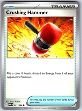 Crushing Hammer 071/088 Common Perfect Order Pokemon Lightly Played