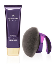 BRAND NEW: Westmore Beauty Body Coverage Perfector Golden Radiance and Brush