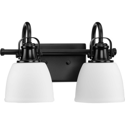 Progress Lighting P300427 Preston 2 Light 14''W Vanity Light - Black