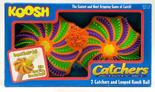 KOOSH Catchers Game With Looped Koosh Ball  Original Box Hasbro 2000 Y2K Toy