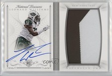 2015 Panini National Treasures Prime 64/99 Leonard Williams #RBV-LW Auto j4h
