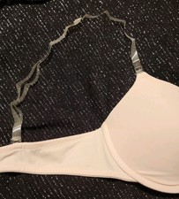One Pair of Clear Adjustable Replacement Bra Straps Straps Only - Never Worn