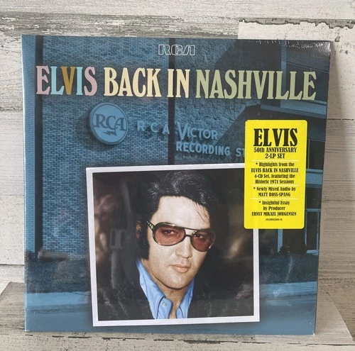 Elvis Back in Nashville 50th Anniversary 2 LP set Presley vinyl SEALED NEW 2021