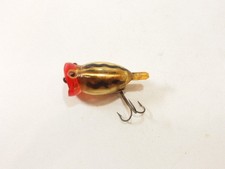 Fred Arbogast Hula Popper Old Top Water Lure Snake Line Used