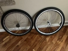 Old School BMX Odyssey T1000 Rims With Nuke Carbon Hubs 24” Cruiser Wheel Set