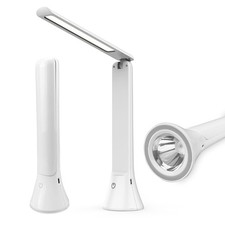 Rechargeable Desk Lamp with Flashlight Function, Battery Powered Desk Lamps f...