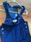 Vintage Disney Overalls Teen Y Dark Blue Corduroy Winnie The Pooh Carpenters Y2K — photo 5